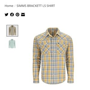 Simms Bracket LS  Button Down Shirt